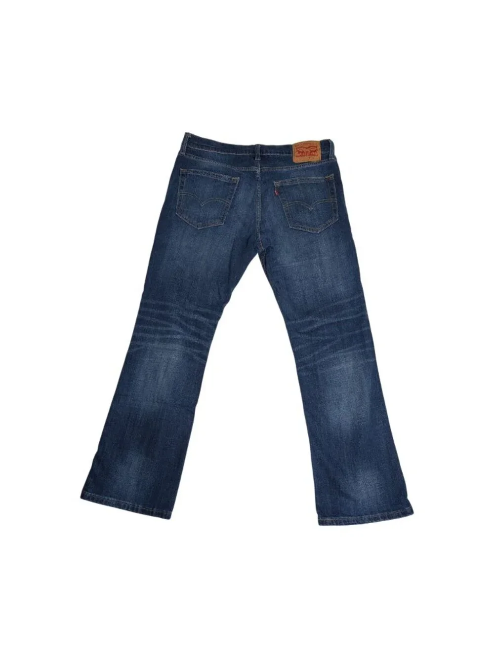 Levis 527 Bootcut Mens Blue Denim Medium Wash Cotton Jeans 34x30 - Picture 3 of 12